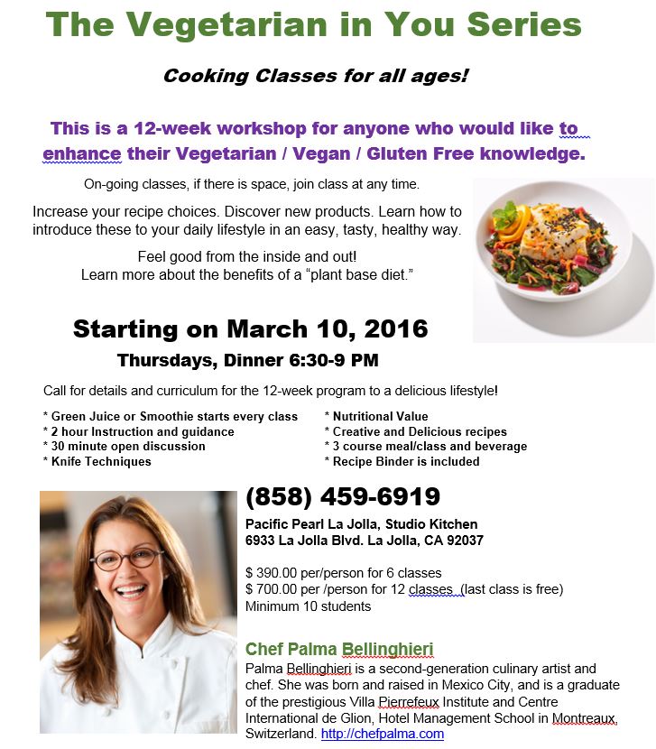cooking chef Palma flyer 3 2016